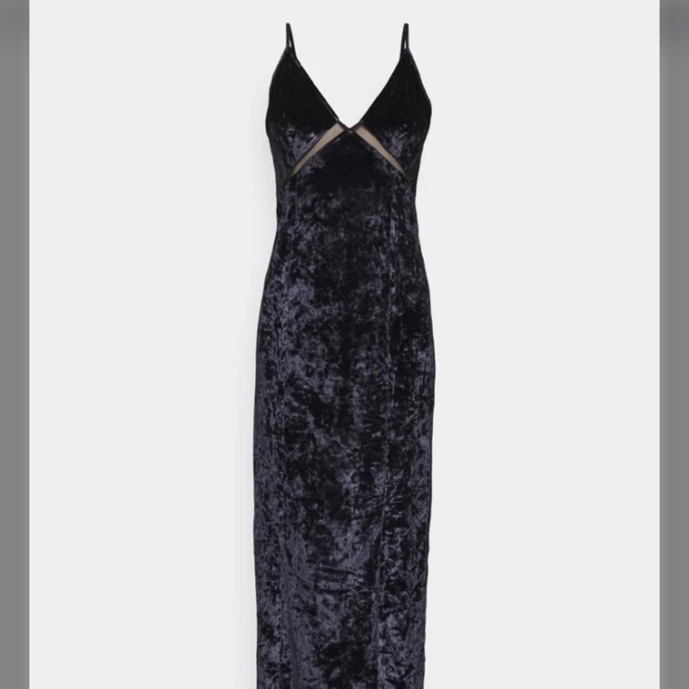 FREE PEOPLE Low Key Crushin Velvet Maxi Dress - Picture 3 of 9